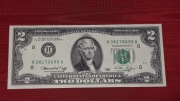 USA banknot 2 dolary two dollars 1976 seria H stan bankowy