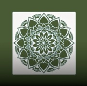Szablon Mandala, malarski, DIY, tynku ozdobnego, scrapbookingu - Nr A70