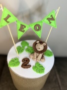 Lew ozdoba figurka na tort personalizowana imię i wiek 