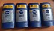 Nivea Men Silver Protect antyperspirant sztyft 4 sztuki