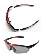 Okulary rowerowe Rockbros - zestaw, nowy