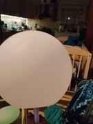 Lampa solarna ogrodowa kula RGB LED 30 cm