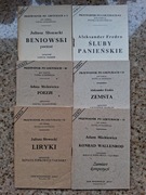 Przewodnik po lekturach x 6 (Mickiewicz, Słowacki, Fredro)