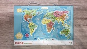 Puzzle world map