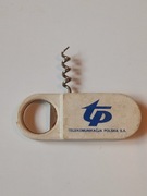 Korkociąg z otwieraczem do butelek "Telekomunikacja Polska"