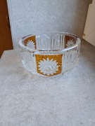 kryształowa miseczka z prlu z huty szkła Julia stan bdb- śr 13 cm, wys 7 cm