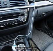 20-pak klipsów do organizowania kabli na desce rozdzielczej samochodu