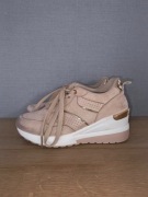 buty sportowe na koturnie eleganckie trampki * 36