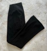 Eleganckie czarne spodnie dzwony Sinsay S