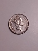Elizabeth ii Five Pence 1992 Rok