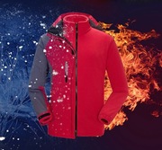 Nowa czerwona kurtka 3 w 1, damska 2XL (2)