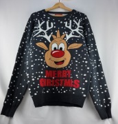 Sweter świąteczny Noroze Merry Deer M nowy bez metki unisex