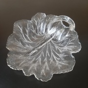 Vintage półmisek z przegrodą Indiana Glass Co. 