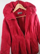 Damska kurtka czerwona parka płaszcz vintage Guang M/L
