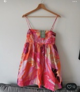 Sukienka  z bawełny piękna owa nie noszona z metkami 