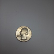 MONETA 1/4 DOLAR QUARTER DOLLAR 1867 UNIKAT Z BŁĘDEM D