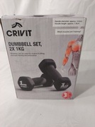 Zestaw Hantli 2x1kg Crivit 