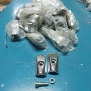 Złączka S końcowa Złącze do rury 25mm chromowana 