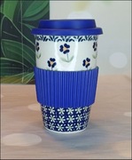 Kubek ceramiczny turystyczny ceramika Bolesławiec 