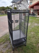 Klatka woliera dla ptakow papug kanarkow z osprzetem