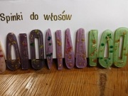 Spinki do włosów z żywicy epoksydowej 