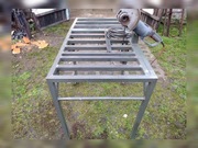 Stół warsztatowy spawalniczy z przecinarką