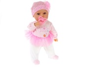 lalka 40cm ze smoczkiem śpiewa i mówi po polsku