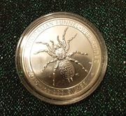1 Dolar Australian Funnel- Web Spider uncja srebra 999 z 2015 roku.