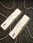 Crucial Ballistix 32GB (2x16GB) DDR4 3200MHz CL16 White RGB