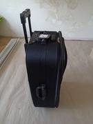 Średnia czarna walizka materiałowa Sunbag 801(M+)