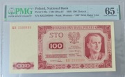 100 złotych 1948 PMG 65 ! EPQ UNC 100 zł 1948 Piekny nie 1920 1923 1922