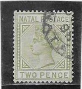 ANGLIA KOLONIE NATAL TWO PENCE