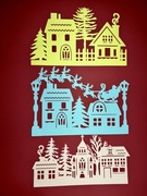 Dekoracja Zimowa Gotowa do Zawieszenia na Okno Zima Przedszkole