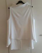 Bluzka ze stójką Miss City Official biała, rozm. uniwersalny 