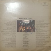 Winyl procols ninth procol harum odkladka z podpisami