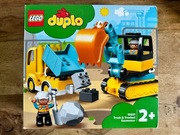 LEGO Duplo 10931 Ciężarówka i koparka gąsienicowa
