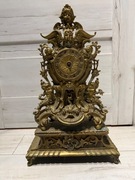 Zegar kominkowy mosiężny 