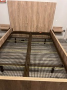 Łóżko metalowe 140x200 - solidne, niskie