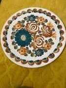 Talerz 30 cm Włocławek ręcznie malowany