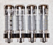 LAMPY RFT EL34 KWADRA IDEALNA - 1966r. NISKI COKÓŁ 6CA7 KT77