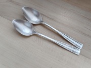 POSREBRZANE ŁYŻECZKI DO HERBATY HEFRA FRAGET WZÓR WSCHODNI