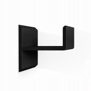 Uchwyt hak na słuchawki pod biurko na szafkę druk 3D samoprzylepny czarny