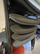 Krzesła biurowe, używane.