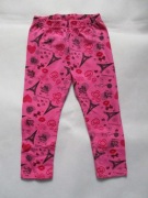 Legginsy getry leginsy bawełniane różowe 146