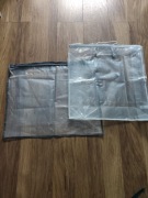 2 torby plastikowe do przechowywania na zamek błyskawiczny 