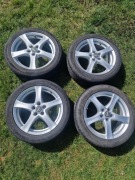 Komplet felg BORBET 17” 5x110 + opony letnie 215/50R17