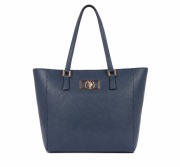 U.S. Polo Assn. Torebka Shopper Granatowa Złote Logo Duża Elegancka