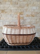 Kosz wiklinowy na grzyby 