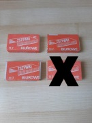 Zszywki biurowe PRL Spółdzielnia Pracy "Zielonka" 1000 szt. nowe z metką