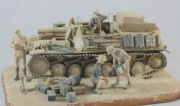1/35 Bison II, Alan, diorama Afrika Korps